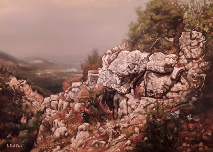 PAESAGGIO RUPESTRE 50 x 70