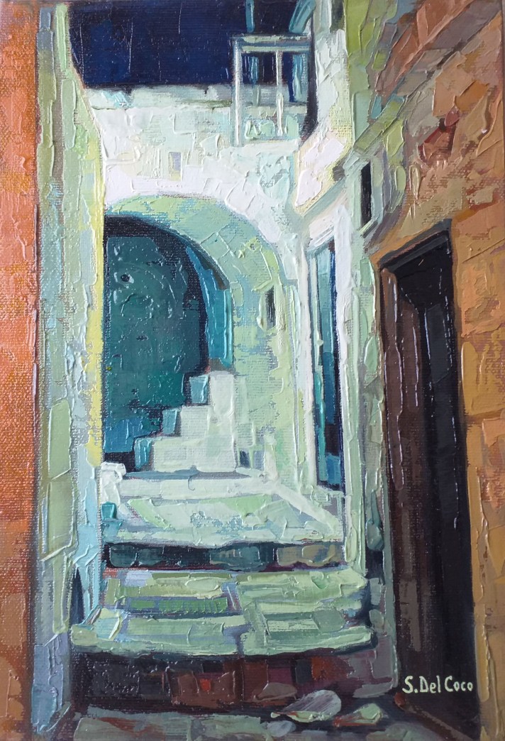 Vicoletto di notte 2 30x20